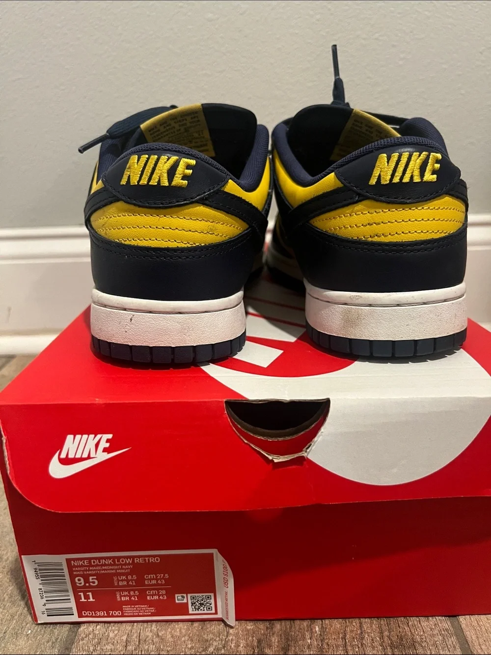2021 Nike Dunk Low 'Michigan'